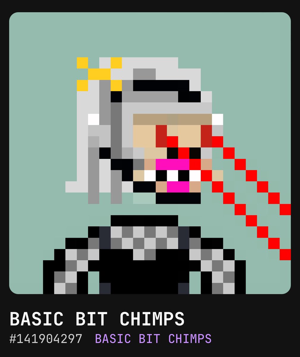 BASICBIT_CHIMPS's tweet photo. 9 BUYS/DELISTS TILL THE NEXT GIVEAWAY IS UNLOCKED ๐ฌ #SENDCHIMPS https://t.co/5fg2u6kWUZ