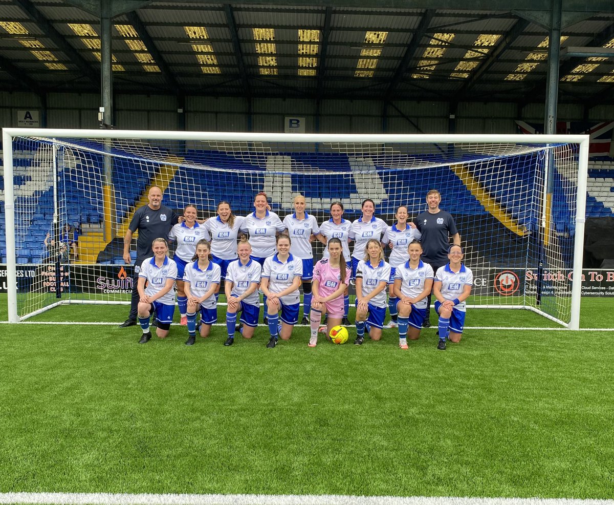 A blistering start to this season this afternoon at Gigg Lane. 
With <a href="/Daisidaniels/">Daisi Daniels</a> smashing in 4 and picking up the POTM, plus goals from Paige Massey, Danielle Halliday, and Dan Halton capping off a stunning victory 
⚽️🏆⚽️