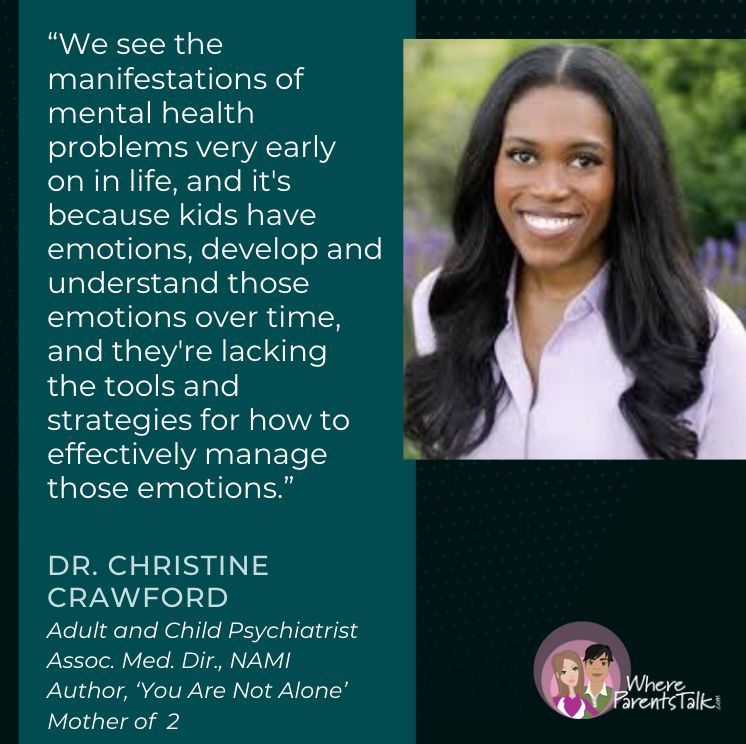 WhereParentsTalk.com (@parents_talk) on Twitter photo Navigating Your Child's Mental Health
Dr. Christine Crawford <a href="/DrChrissyC/">Christine Crawford, MD, MPH</a> - Adult & Child Psychiatrist, Assoc. Medical Dir, <a href="/NAMICommunicate/">NAMI</a>, <a href="/BUMedicine/">Boston U Chobanian & Avedisian School of Medicine</a>, mom discusses her new book - a guide for parents
<a href="/liannecastelino/">Lianne Castelino</a> #parenting #mentalhealth
buff.ly/4exqrHd Navigating Your Child's Mental Health
Dr. Christine Crawford <a href="/DrChrissyC/">Christine Crawford, MD, MPH</a> - Adult & Child Psychiatrist, Assoc. Medical Dir, <a href="/NAMICommunicate/">NAMI</a>, <a href="/BUMedicine/">Boston U Chobanian & Avedisian School of Medicine</a>, mom discusses her new book - a guide for parents
<a href="/liannecastelino/">Lianne Castelino</a> #parenting #mentalhealth
buff.ly/4exqrHd