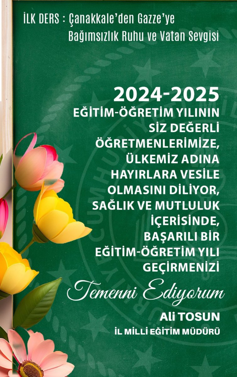 Bülent Tabakçı (@bulenttabakc) on Twitter photo Yeni Eğitim Öğretim yılımız 08:30 da başlıyor tüm veli öğrenci ve öğretmenlerimize hayırlı olsun <a href="/mehmetdemirel02/">Mehmet DEMİREL</a> <a href="/ali_tosun77/">Ali TOSUN</a> <a href="/Yusuf__Tekin/">Yusuf Tekin</a> Yeni Eğitim Öğretim yılımız 08:30 da başlıyor tüm veli öğrenci ve öğretmenlerimize hayırlı olsun <a href="/mehmetdemirel02/">Mehmet DEMİREL</a> <a href="/ali_tosun77/">Ali TOSUN</a> <a href="/Yusuf__Tekin/">Yusuf Tekin</a>