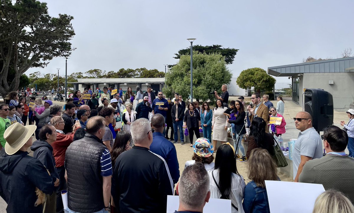 JackieT_97's tweet photo. “We finally have a relationship between the District Attorney’s Office, City Hall, and law enforcement. We’re trying to be creative to say no matter what, this city deserves a government that solves their problems.” - @BrookeJenkinsSF 

Beautiful day to kick off a campaign. https://t.co/TIdVabEIEx
