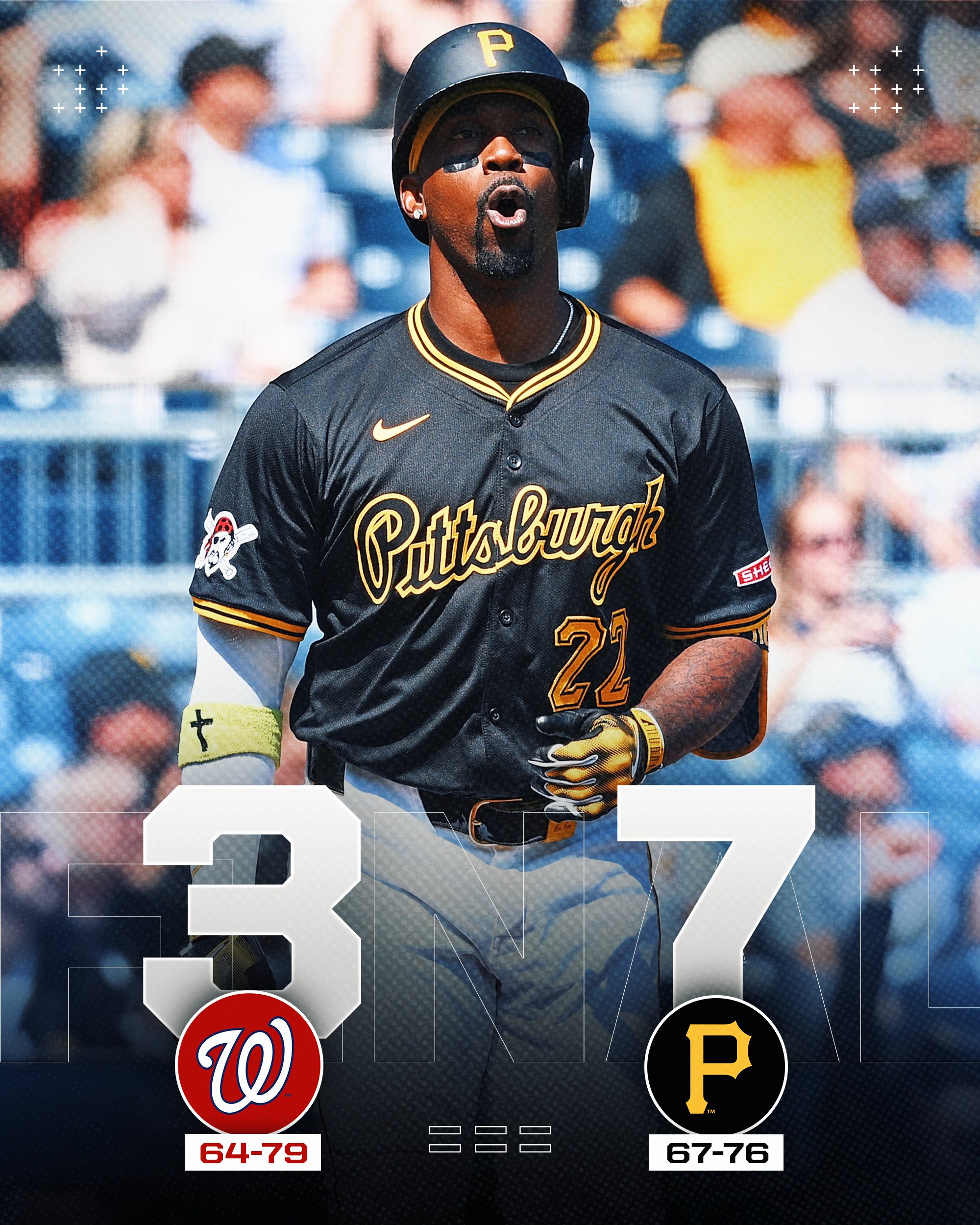 MLB on X Andrew McCutchen homers to help the Pirates take the series finale. https t O4Bw8bnYUK X