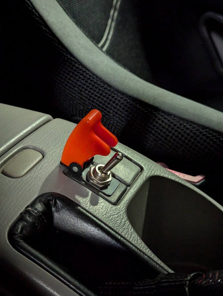All men want is to install funny little switches in their cars