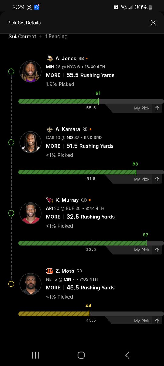 Thanks, everyone, except the Bengals