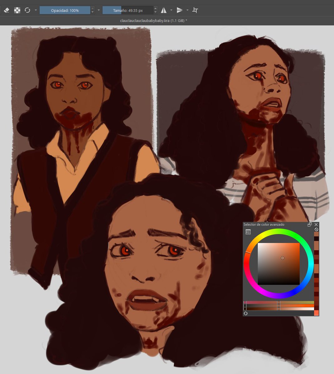 unfinished bloody claudia doodles :]