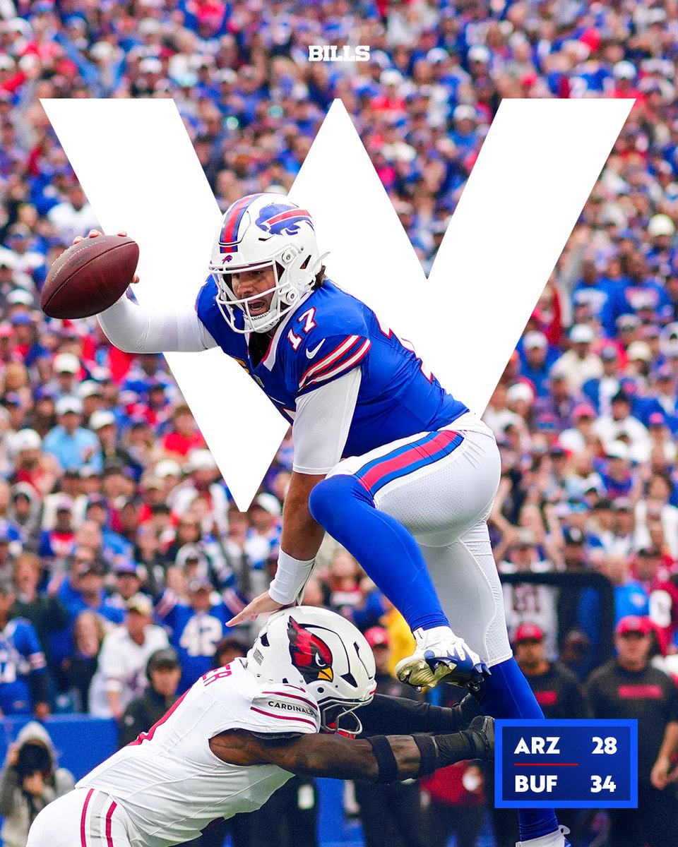 𝘾𝙪𝙚 𝙏𝙝𝙚 𝙎𝙝𝙤𝙪𝙩 𝙎𝙤𝙣𝙜.

#AZvsBUF | #BillsMafia