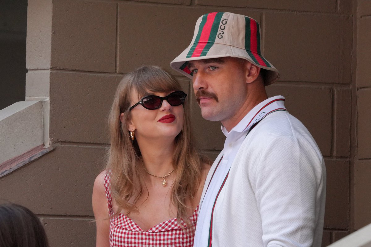 TSwiftLA's tweet image. 📸 | Taylor and Travis #USOpenFinal