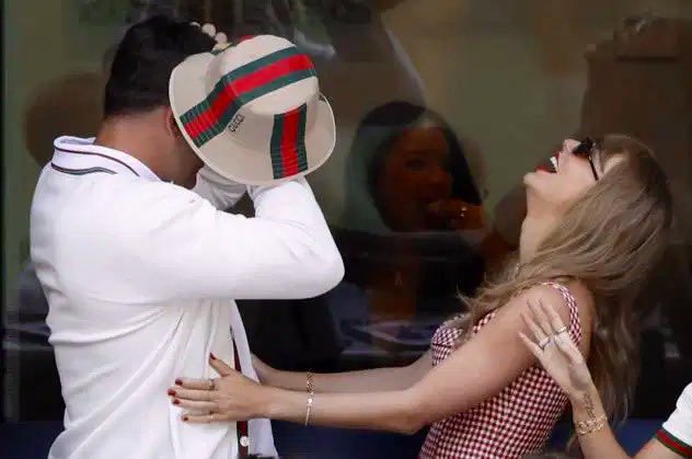 TSwiftLA's tweet image. 📸 | Taylor and Travis #USOpenFinal