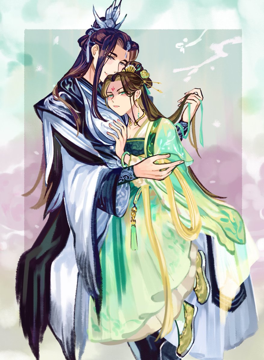 soursoppi's tweet image. [QiJiu . Genderbend]

a squish a day keeps the scrunkly cuddly