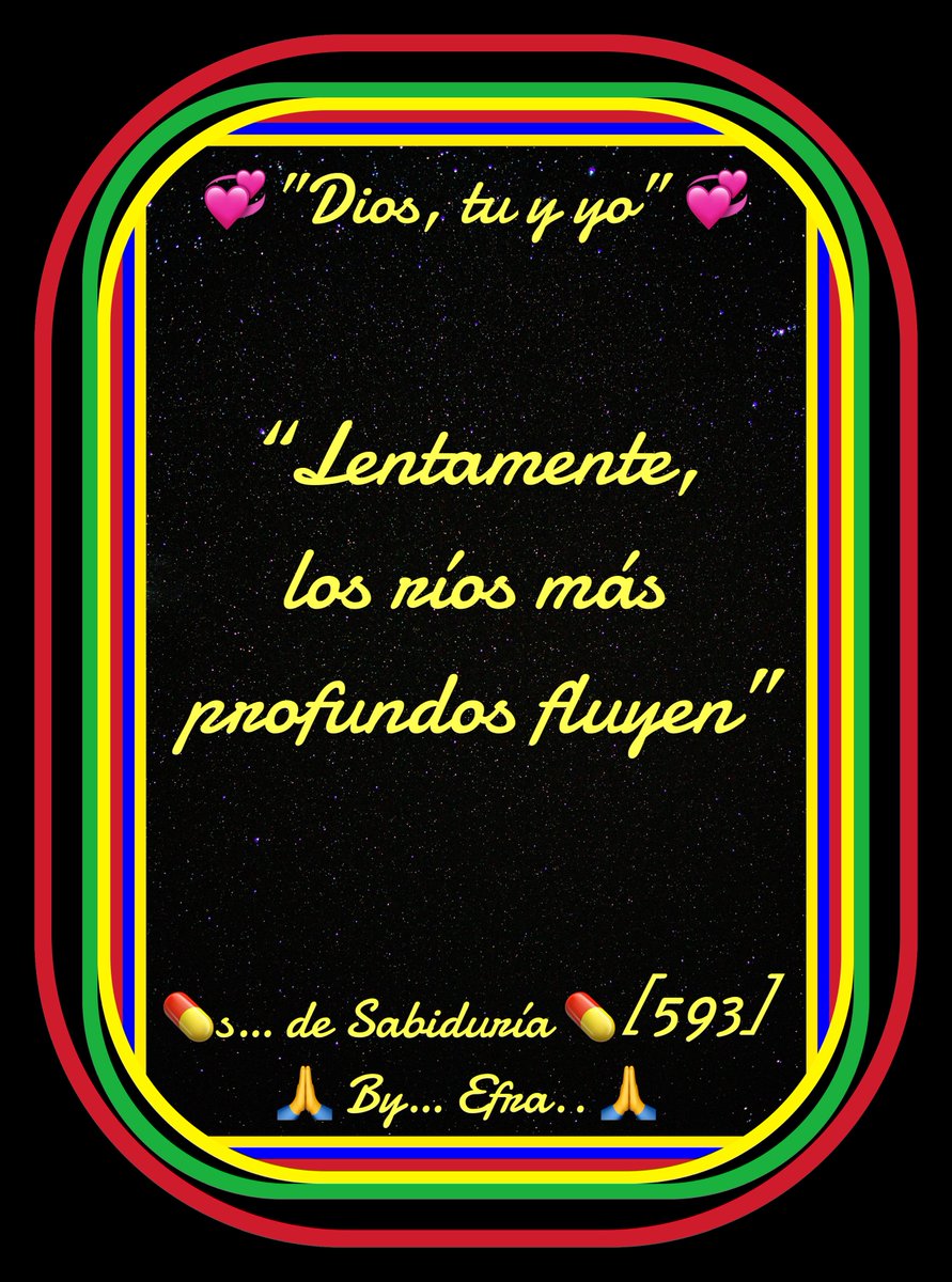 SuperEfra1T's tweet image. 💊[593]🇵🇷“Hacía la feliz plenitud de esa ciudad Celestial, con seguridad nos hace caminar, el Espíritu Santo”🇺🇸🙏
