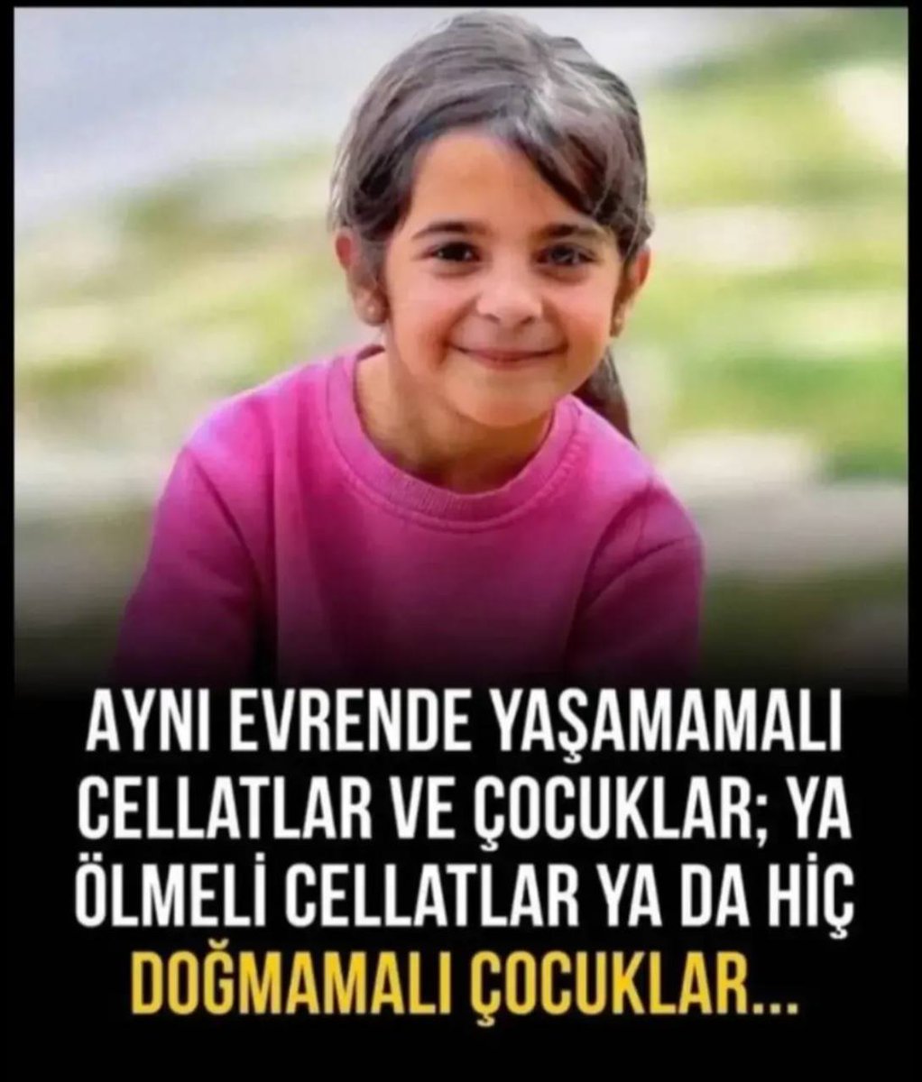 Çocuklar uyurken sessiz olunur ölürken değil yaşıtları yarın okula giderken o kara toprağa gidecek nasıl bir vicdanınız var susmayın haykırın. Çocuklar ölmesin! 
#Narin