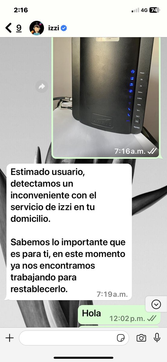 gabs_rc's tweet photo. @izzi_mx No me quiero despegar pero de X para seguir posteando que tenemos más de 24 horas sin internet en TODA LA CIUDAD https://t.co/afNkOwLXs5