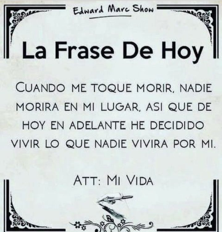 Frase del día vía <a href="/Precios36024291/">Rodolfina</a>