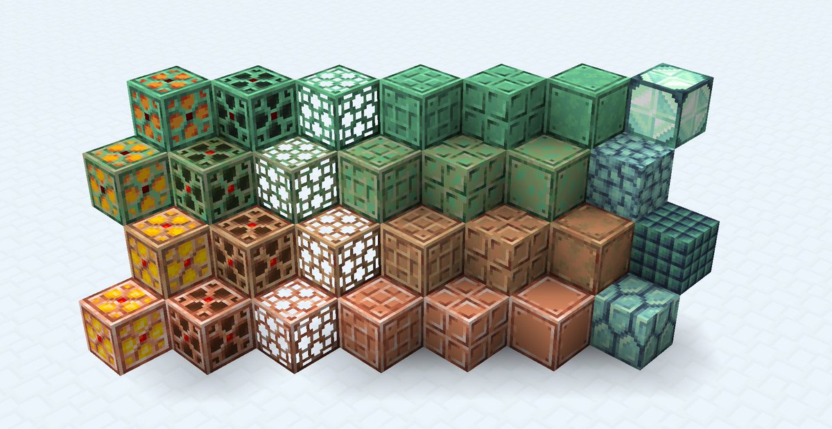 Eutatsu's tweet image. Some of the blocks I&apos;ve done for a new version of Balanced Energy, releasing in the next few days hopefully.

#Minecraft #minecraftjava #pixelart #resourcepack