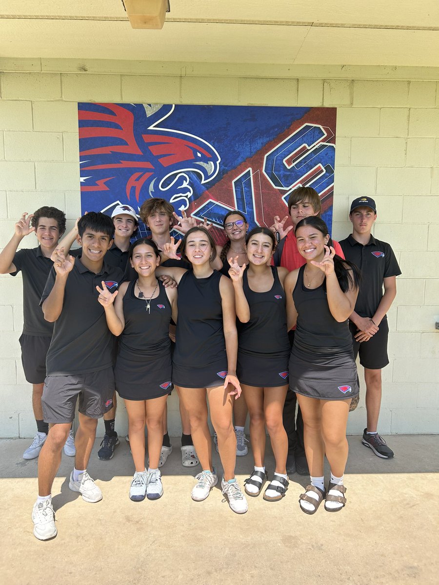 Hawk Tennis grabbed another W Saturday morning by beating Lockhart 12-7. These kids are on fire! #Hawkyeah