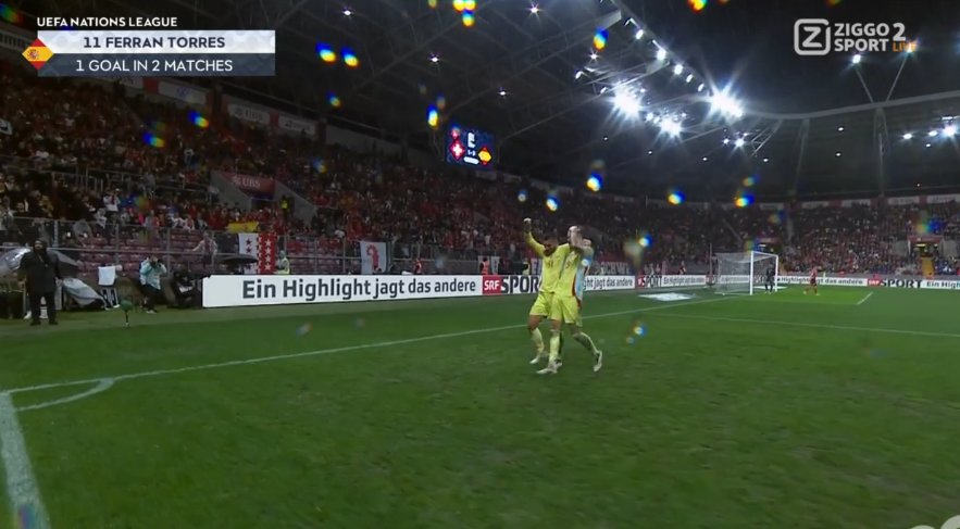 foet247europa's tweet image. Switzerland 1 Spain 4. Ferran Torres #SUIESP