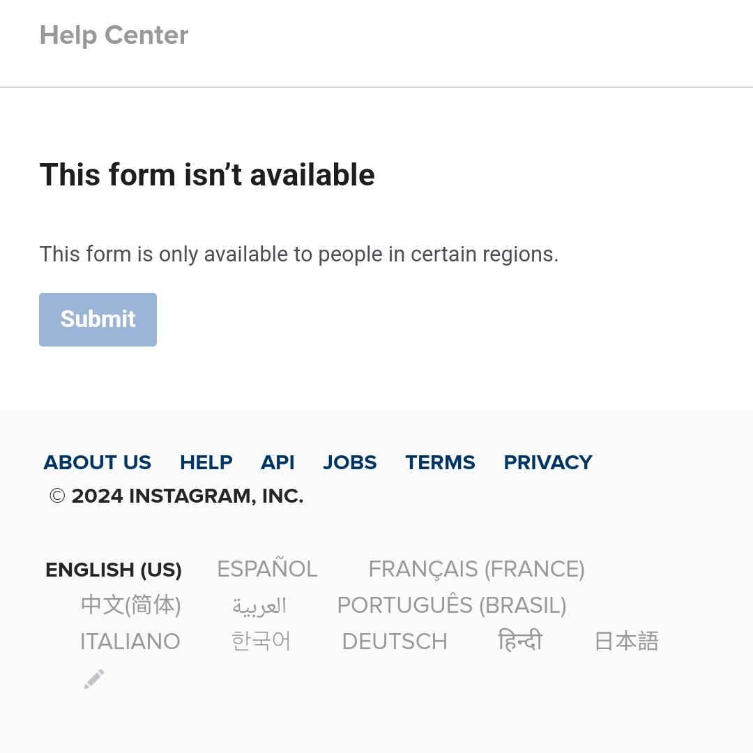 Win7Guru's tweet image. Hello @Meta and @AIatMeta 
Can you tell me how someone is supposed to opt-out of Generative AI training when your form is unavailable? #AIBlunders @Facebook

I am just curious if I can prompt a response from you.
