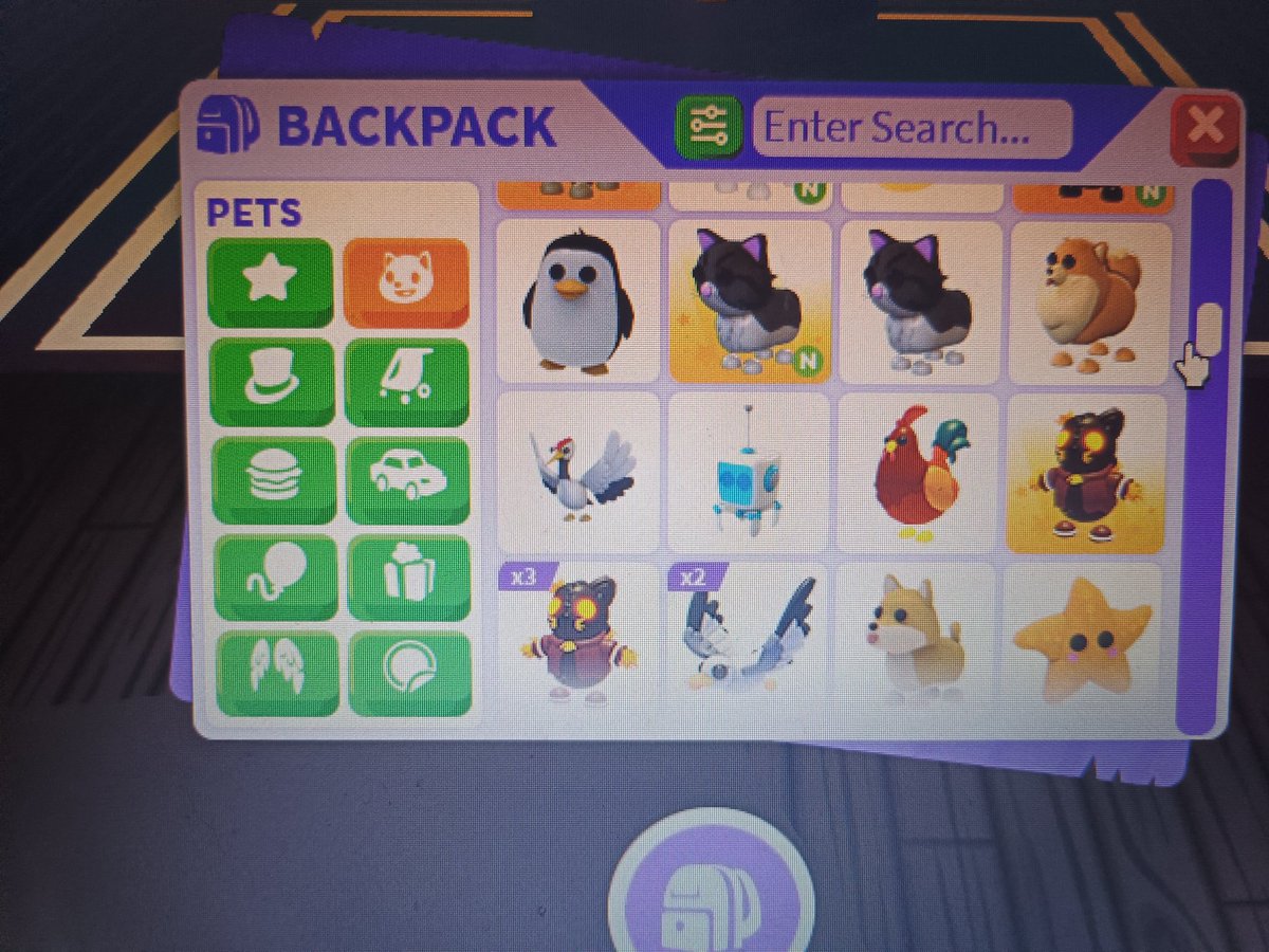 samroyalehigh's tweet photo. Trading #adoptme pets/items for 
#PetSimulator99 pets/things

(Adopt me inventory below +in comments)
#Adoptmetrades #adoptmetrading #adoptmetrade #ps99 #petsim #petsimtrade https://t.co/fTF6L1cLb2
