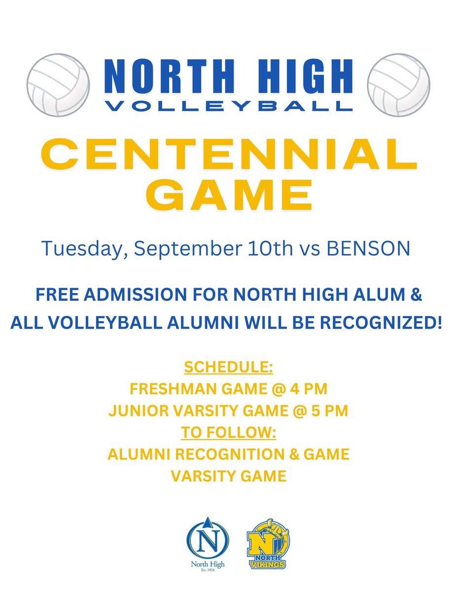 Omaha North Volleyball tweet media