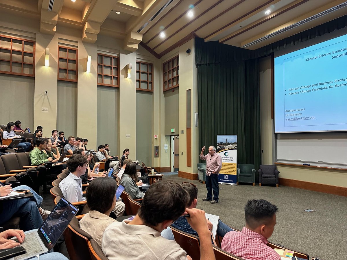 We've kicked off our 'Climate Science Essentials for Sustainable Investing' workshop with Andrew Isaacs, who describes our current climate situation as just the 'amuse bouche' of climate change. Let's delve into this critical topic together. 🌍✨ #ClimateChange #Sustainability