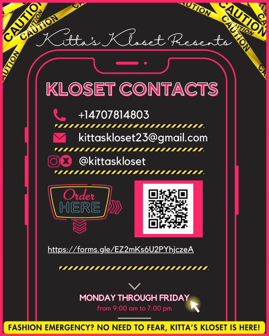 Keep in touch with us! If you have any questions, comments, &amp; concerns please feel free to contact us
•
•
Are you ready for your dream Kloset? Book all Klosets through the link in bio! 📢
•
•
#Shh..keepout #peekaboo #Inkittasklosetwetrust #klosetkrew #letustakeapeek #atlfits