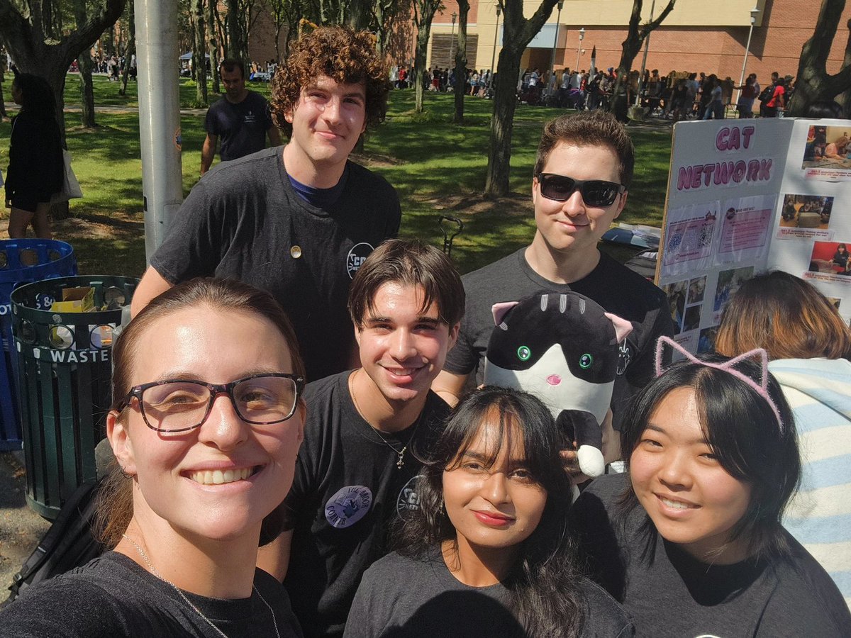 SBUCATNETWORK's tweet image. Thank you all for coming to see at this year's Fall Involvement Fair 🎪! It was amazing to see all of you and meet new faces! We're so happy 😸 to see all of you excited to see us as much as we were excited to see you! Can't wait to see you all at this year's meetings!