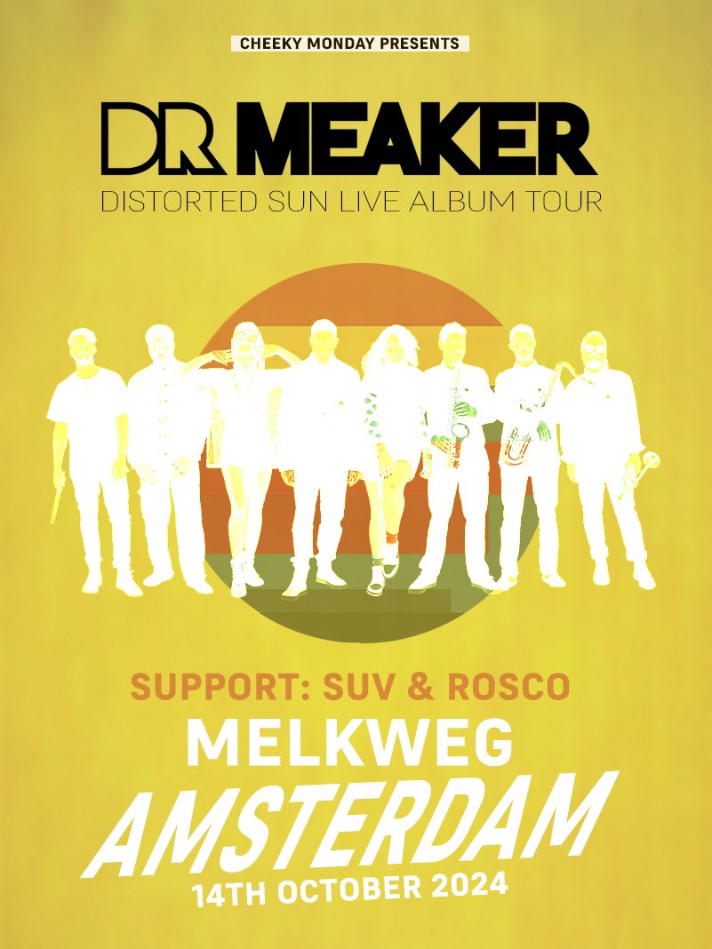 DrMeaker's tweet image. Who fancies a cheeky trip to see our album tour show in Amsterdam..? There are benefits beside seeing the greatest DnB band in the World! 
🍄 🍁 🥃 😜