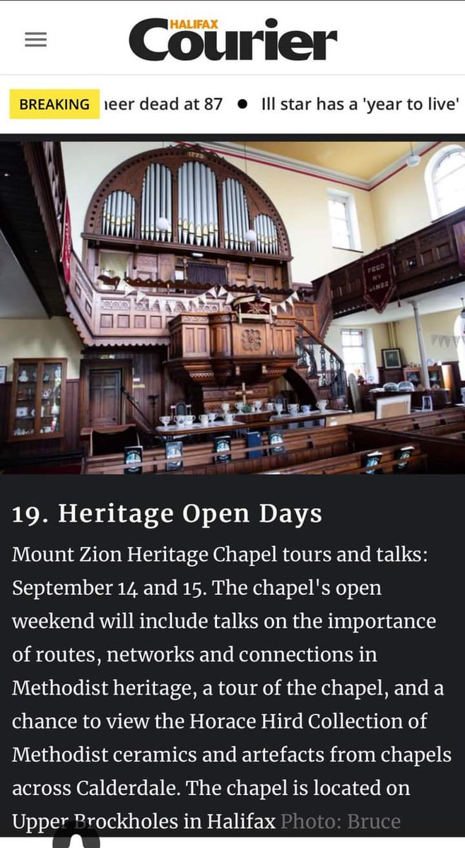 Thanks for the mention Halifax Evening Courier. Looking forward to our open weekend.