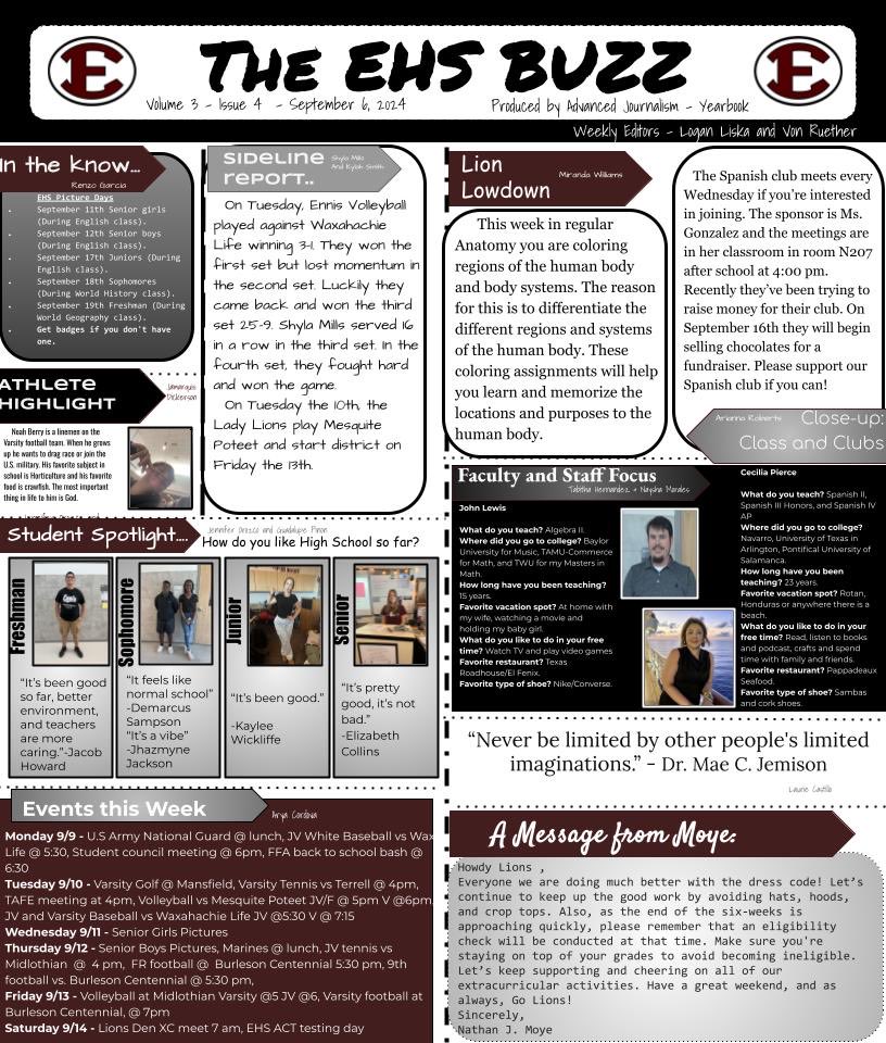 Ennis High School tweet media
