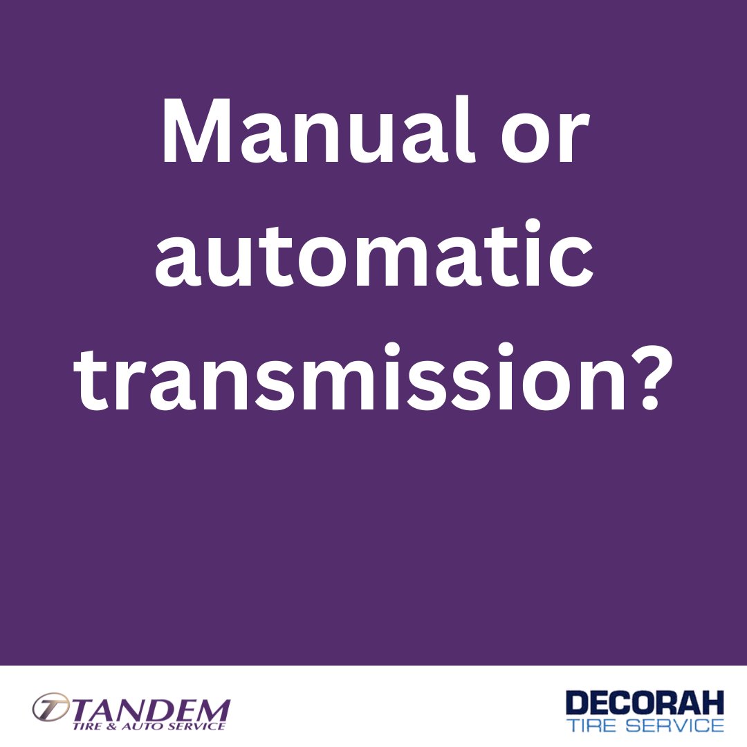 TireTandem's tweet image. Manual or automatic? What&apos;s your drive style? 🚗✨

#CarTalk #DrivingStyle #ManualVsAutomatic #TandemTire