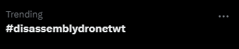 ` My condolences to any poor Worker Drone who gets caught up with a disassembly drones cause they are on full force right now. `
[#workerdronetwt ]
(Seriously though, why are they trending).