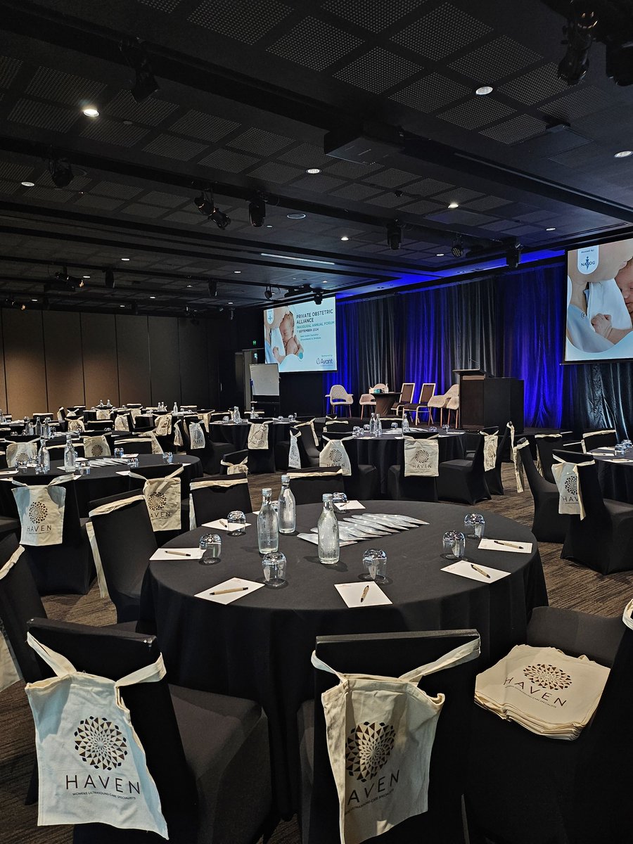 We're all ready to go for the inaugural Private Obstetric Alliance Forum. There's registration available onsite if you are in Brisbane today.