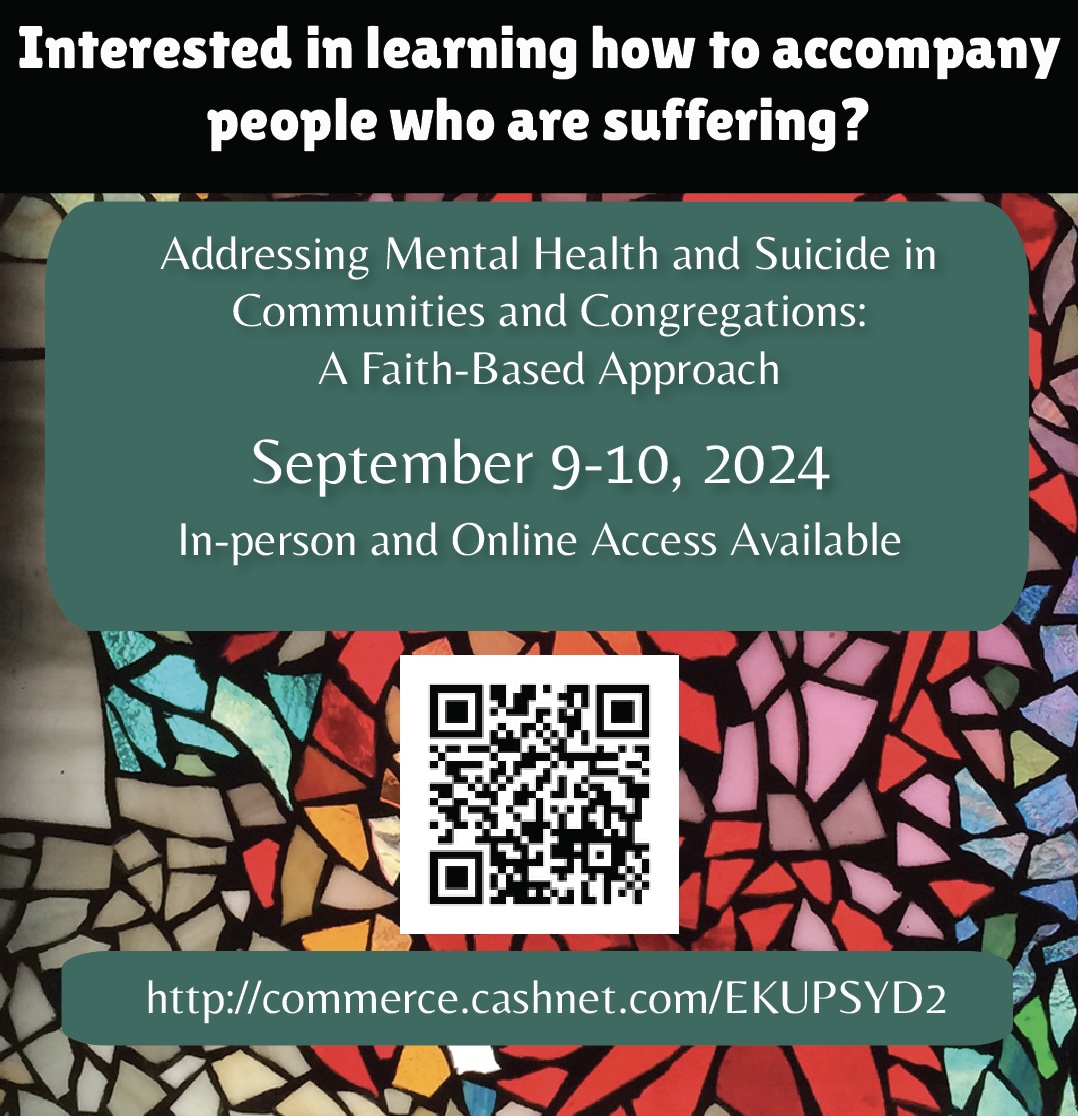 KayWarren1's tweet photo. Faith communities should be havens of care and healing and it's essential for leaders to be equipped to guide those in despair. I'm honored to speak at EKU's 'Addressing Mental Health and Suicide' conference. Join us to gain insights from experts and strengthen your congregation. https://t.co/TBpvg8Vwl1