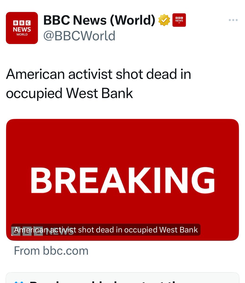 Shot dead by who?