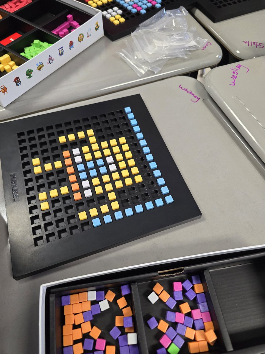Katie Harris (@stemitout) on Twitter photo We practiced finding area by counting unit squares as we created characters today in 3rd grade math. #bloxels <a href="/rockvalerockets/">Rockvale Elementary</a> We practiced finding area by counting unit squares as we created characters today in 3rd grade math. #bloxels <a href="/rockvalerockets/">Rockvale Elementary</a>