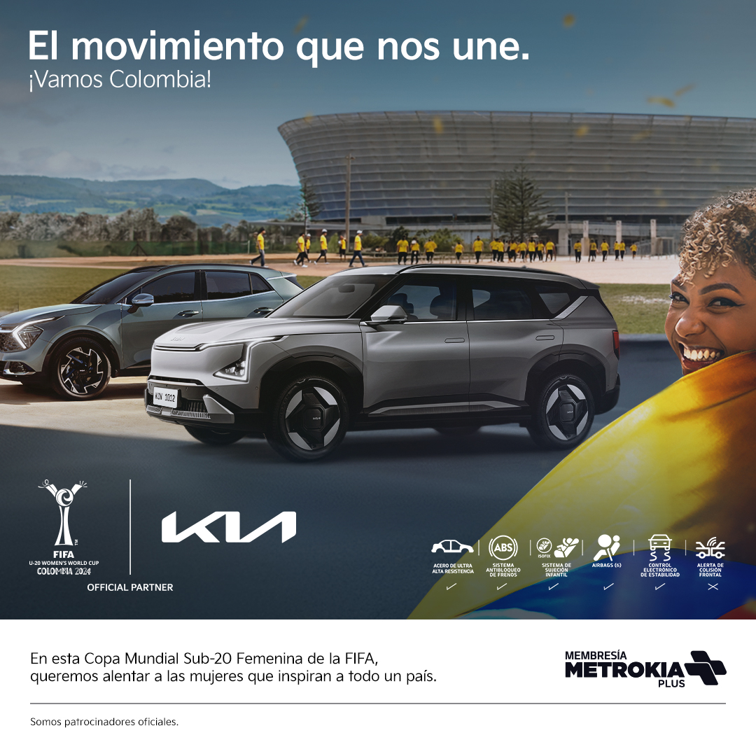 🇨🇴✨ El movimiento que nos une 🏆 ¡Vamos, Colombia! En esta Copa Mundial Sub 20 Femenina apoyamos a nuestras jugadoras que inspiran a todo un país. ⚽💪 #VamosColombia #OrgulloNacional #CopaMundialFemenina #ElMovimientoQueNosUne