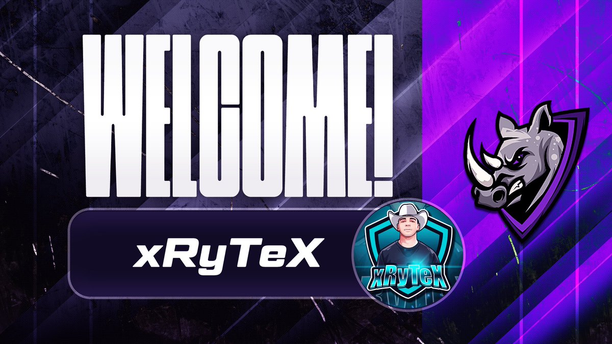 RhinoEsportsGG's tweet image. Welcome Rhino’s newest Warzone lead / player @RyTex___ . Welcome to the family brother and we are excited to have you here. Can’t wait to see all you do and bring here once again welcome to the family 🫡💪