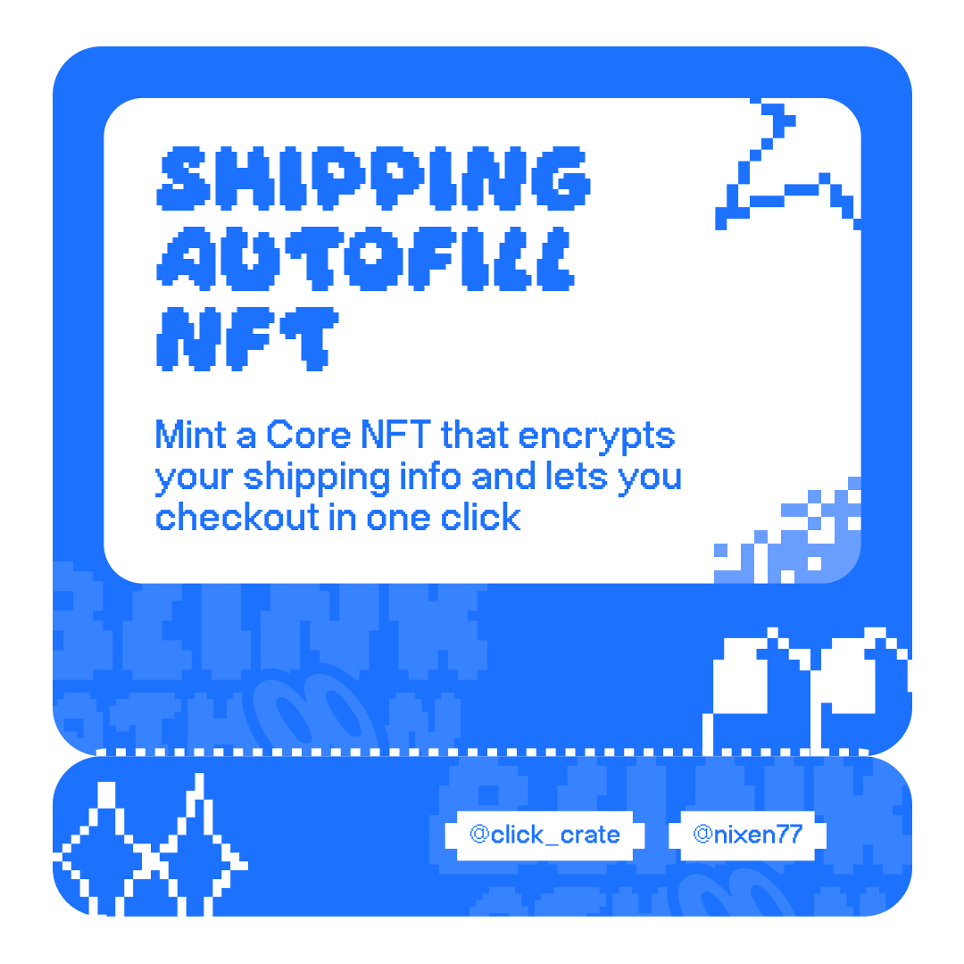 click_crate's tweet photo. Last week at blinkathon was crazy!!! in case you blinked and missed it here’s a recap 🧵 of the e-commerce blinks we built: https://t.co/SeQY52BcIC