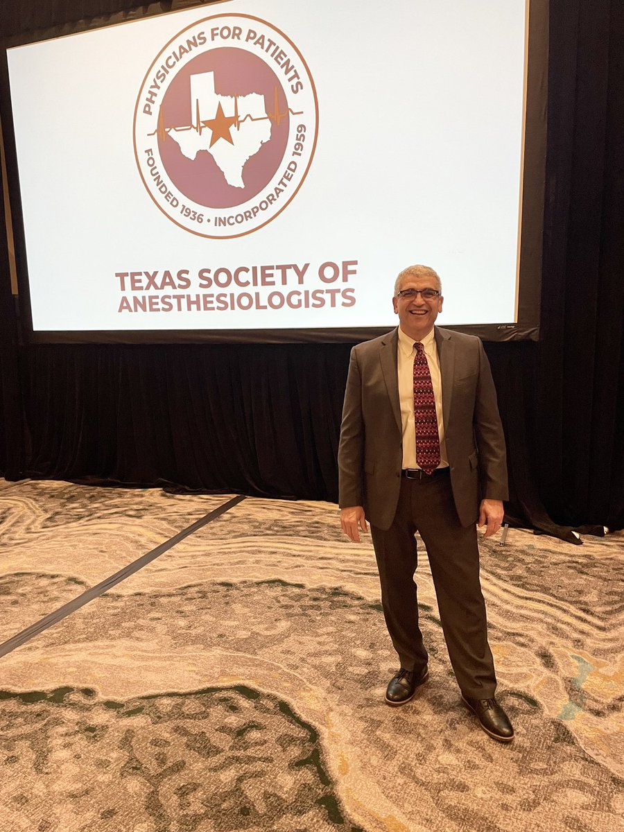 TSAPhysicians's tweet photo. Team work makes the dream work! Congratulations to @Amr_Abouleish, the newest TSA President, your @UTMBAnesthesia family is so proud of you!! #TXAnes24 #MakeAnesthesiaGreatAgain https://t.co/qZLbnjxjWv