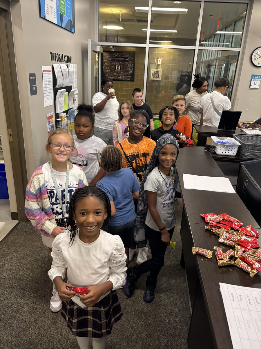 Beat The Bell winners are here! Way to be on time and in your seats ready to learn! #EveryoneBetterEveryday #CPSbest