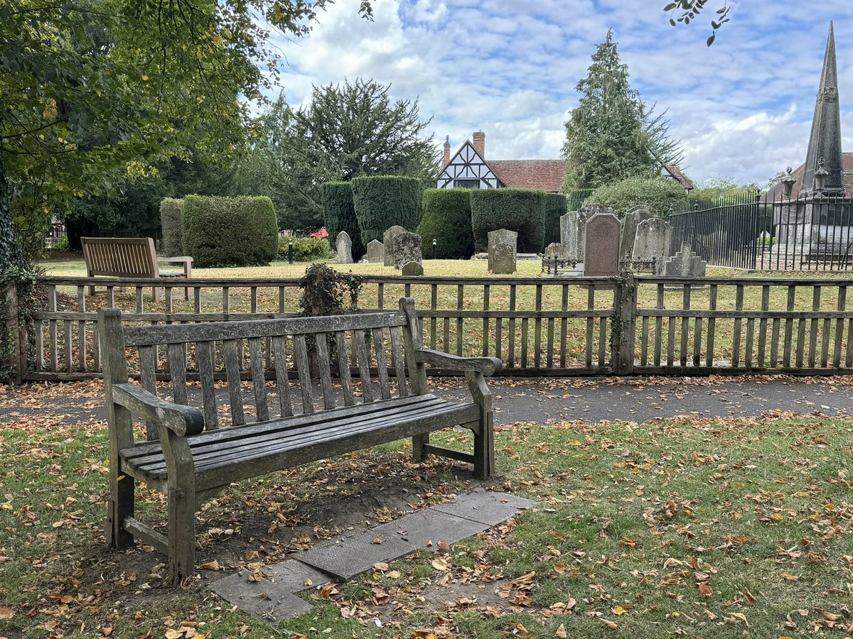 Work took me here earlier this week.  I sat at this bench to eat my lunch enjoying the peace and tranquility with a feeling of familiarity.
When i finished my lunch it dawned on me “i know this place!”

If you know, you know!  

<a href="/rickygervais/">Ricky Gervais</a> <a href="/gillinghamjoe/">Joe Wilkinson</a> <a href="/chatabix1/">Chatabix with Joe Wilkinson & David Earl</a> #afterlife