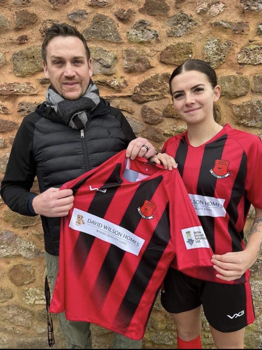 LydeardLadiesFC's tweet photo. We are delighted to announce that Below Ground Solutions have generously sponsored Jas again for the 2024/25 football season. 

We are very thankful for their continued support for the second season running. 

#ALLORNOTHING 🔴⚫️ @crook_jasmin https://t.co/h3ic35Ju8w
