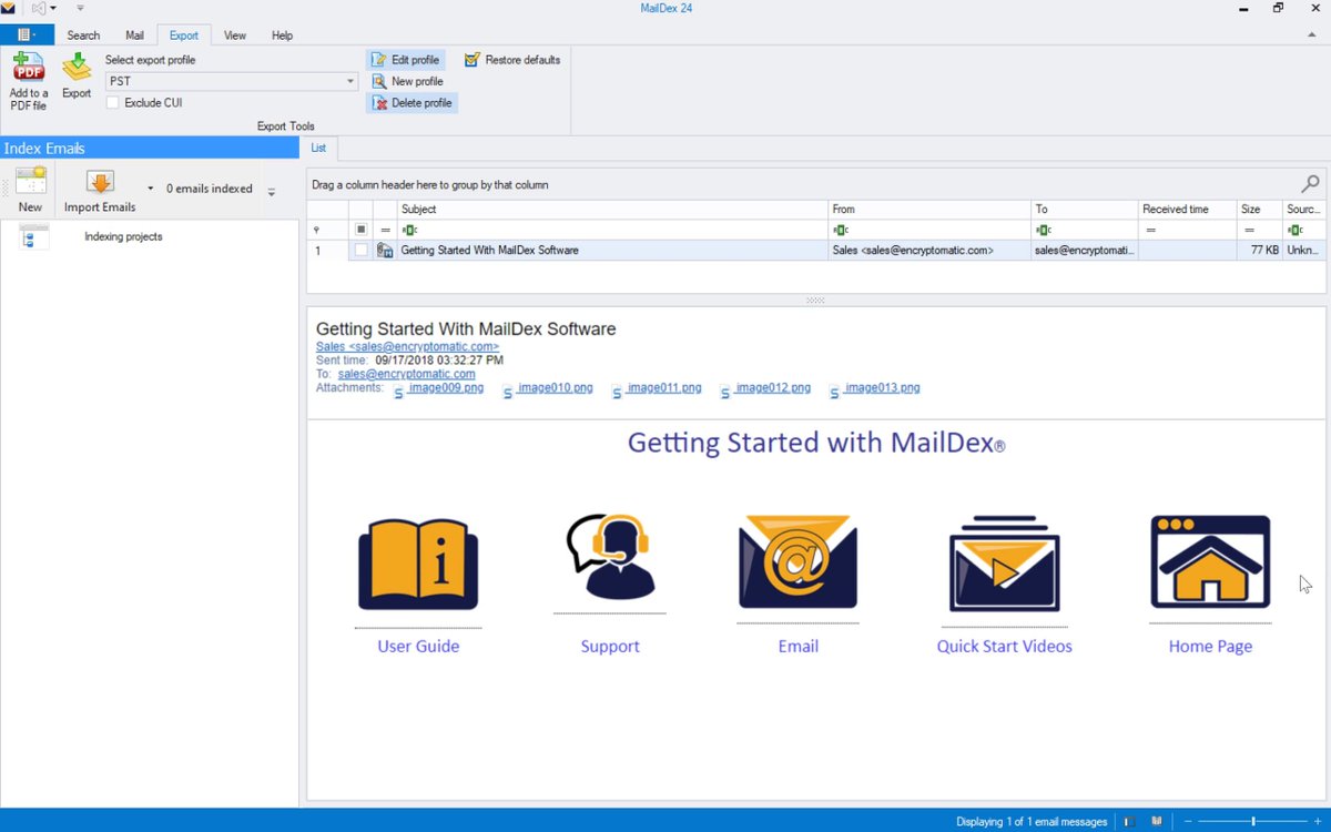 Pstviewer's tweet image. MailDex by Encryptomatic LLC: An Introduction to The Ultimate Personal Email Management Tool dlvr.it/TCwK2M