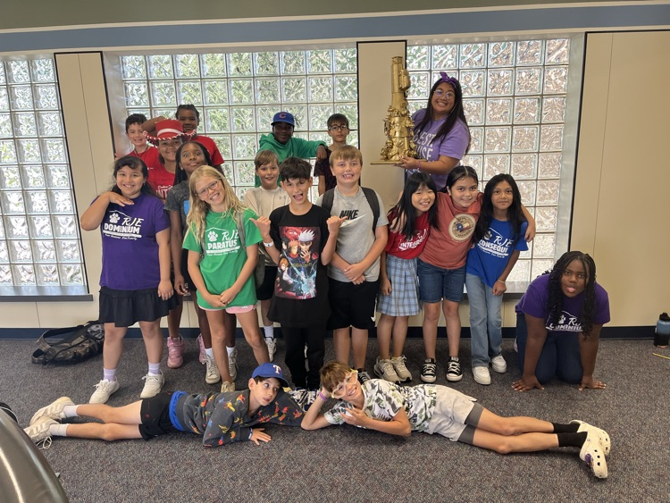 Congratulations to Mrs. Ventura's class for completing 65 AOKs last night and earning our traveling trophy!

This weekends trophy challenge: the class with the highest number of individual donations wins the trophy on Monday!