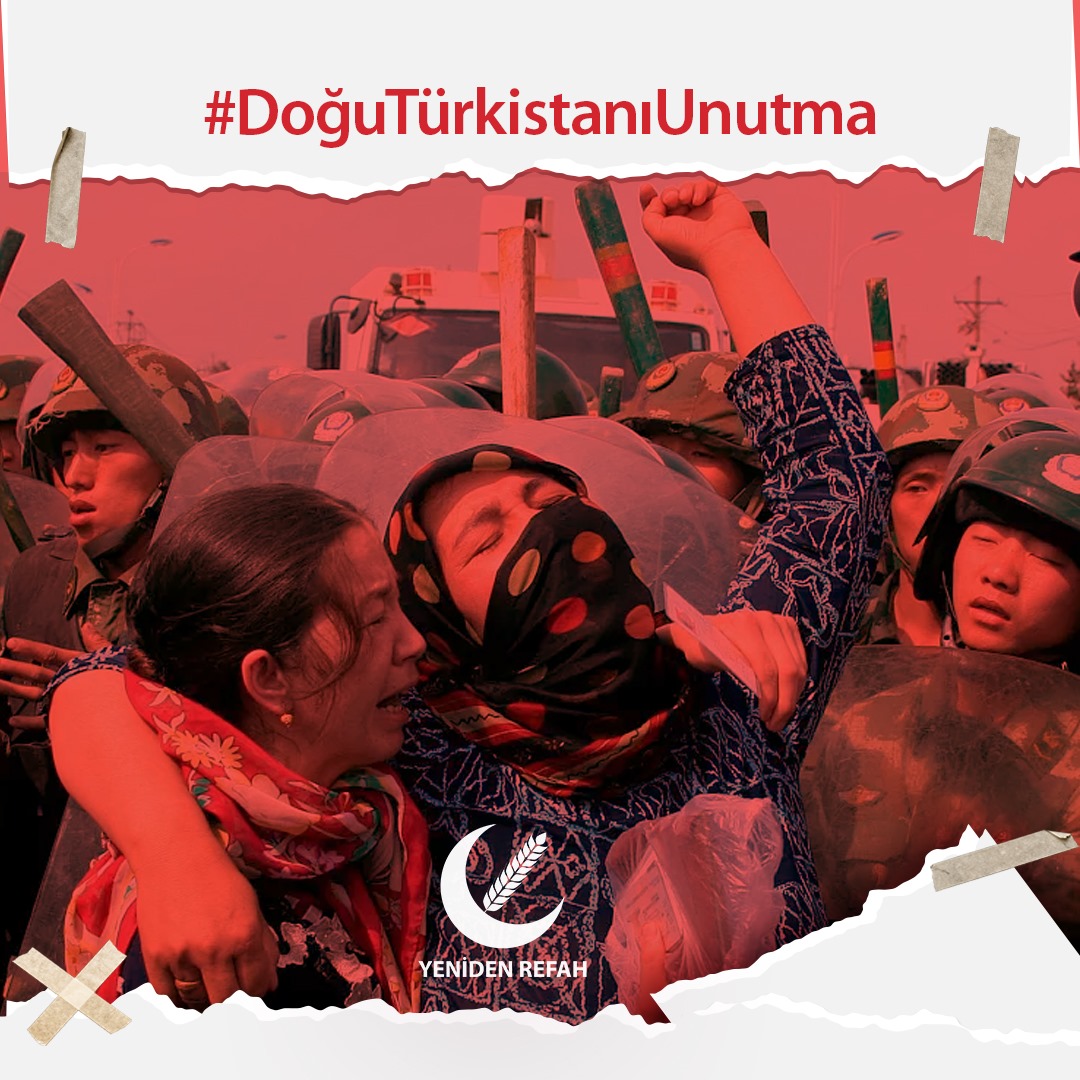 refahkadinank's tweet photo. Doğu Türkistan'ın özgürlüğü için hep birlikte! #DoğuTürkistanıUnutma

#FatihErbakan
#YenidenRefahPartisi
#YenidenRefah
#YenidenErbakan https://t.co/8k35e9M6kG