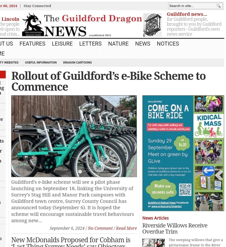 Roll on the #Guildford #cycling revolution!