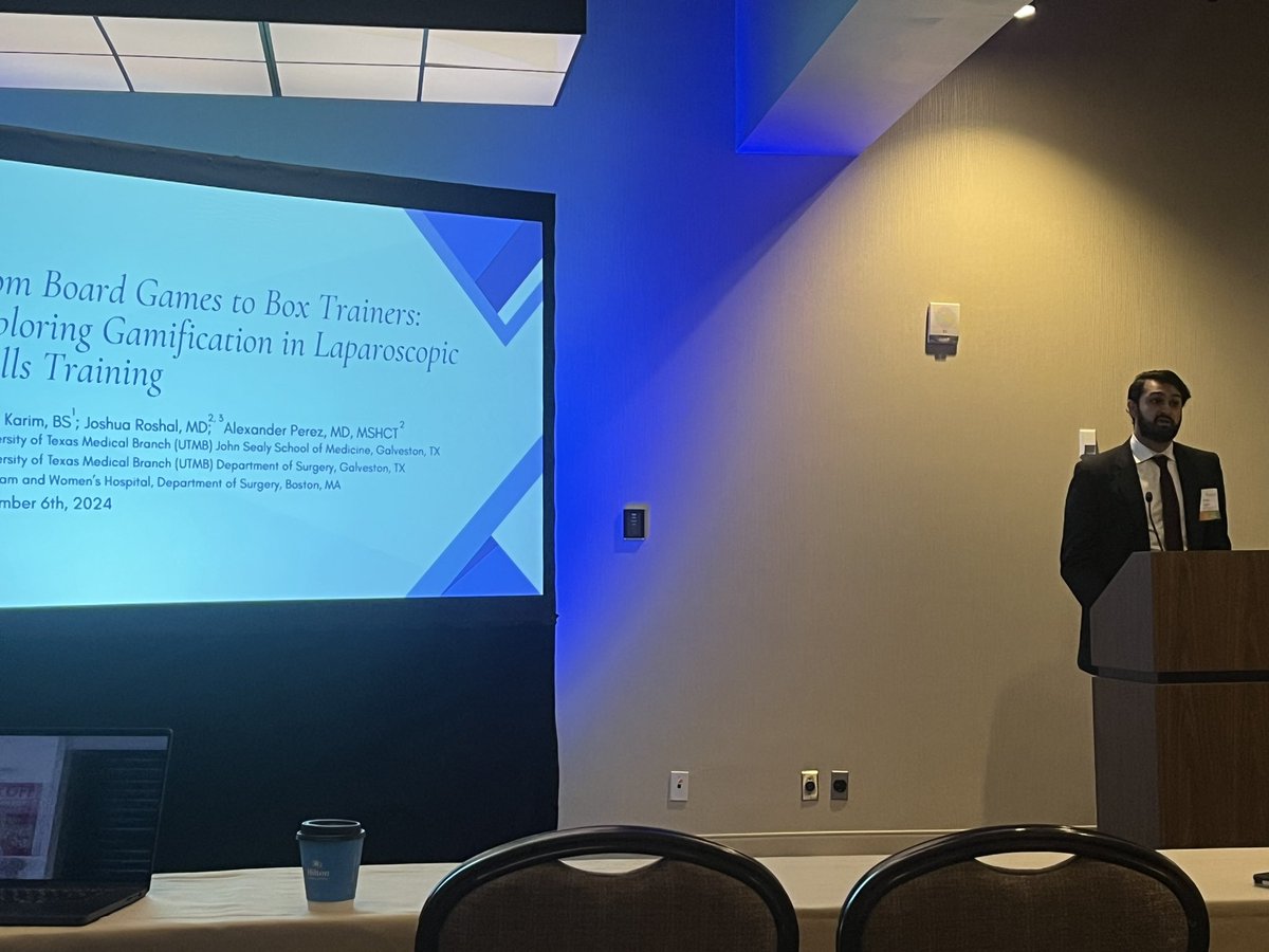 Cait Silvestri (@caitsilvestri) on Twitter photo Congrats to the team at <a href="/utmblstar/">UTMB LSTAR</a> for their work on exploring gamification for laparoscopic skills training. Education RCTs are no joke! #SAAS2024 Congrats to the team at <a href="/utmblstar/">UTMB LSTAR</a> for their work on exploring gamification for laparoscopic skills training. Education RCTs are no joke! #SAAS2024