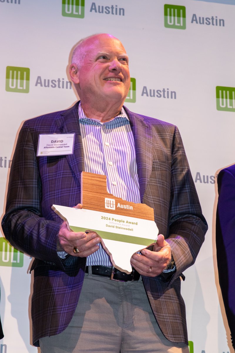 Texas_HC's tweet photo. 👏 Congrats to our Founder David Steinwedell for winning the 2024 ULI Austin People of the Year Influence Award! His long-term positive impact on ULI Austin and the community inspires us! #ULIAustin #AffordableHousing #Leadership #ULIATXawards https://t.co/Z5xG5qIEd8