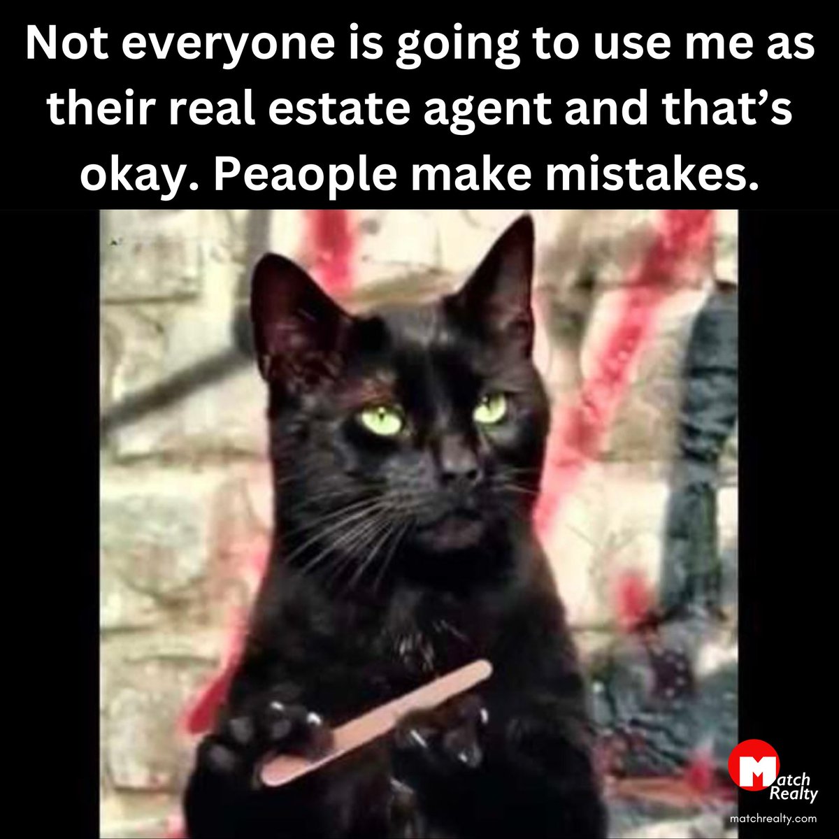 MatchRealtyMi's tweet photo. Choosing a realtor is hard, making mistakes is easy. π But Iβm still here when you need me!
https://t.co/Jf8yMkD3uSβ
β
#realestate #dreamhome #MatchRealtyMi #MatchRealty #realestateagent #RealEstateMeme #FunnyRealEstate #detroitrealestate #detroitrealtor #detroit #michigan https://t.co/XBGdKhlQyI