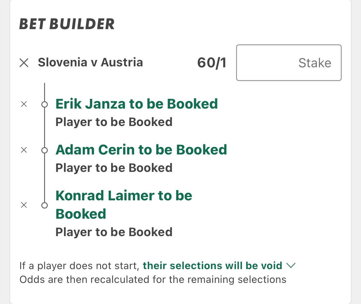 bettingvillage's tweet photo. Slovenia v Austria 🟡🔴

18+ gambleresponsibly https://t.co/q5GpUHHFxs